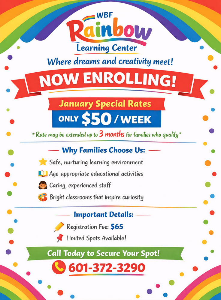 Wbf Rainbow Learning Center Flyer